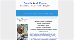 Desktop Screenshot of breatheinandbeyond.com